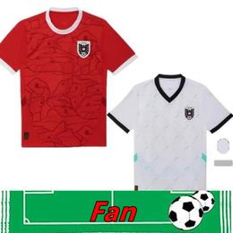 S-XXL Austria Euro 2024 Home Away Kits men tops tee shirts uniforms sets red tops white tees 999