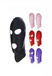 BDSM Adult Games Sex Toys for Couples SM Bondage Soft Sexy Headgear Erotic Toy Black Slave Restraint Hood Mask7600248