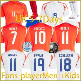 2024 CHILENO Copa America VIDAL ALEXIS football shirt MEN KIDS24 25 Chile MEDEL VALDES MENDEZ SUAZO CH.ARANGUIZ BRERETON DIAZ ECHEVERRIA ARAVENACHIL Soccer Jerseys