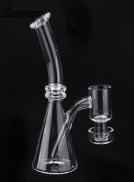 Terp Slurper Beaker Quartz Mini Bongs 5 Inches Terp Vacuum Bowl Banger Nails Individual Black Box Water Pipe Dab Rig Inline 6428350629