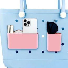 Beach Bag EVA Basket Pp Pendant Mobile Phone Glasses Storage Box Bag European and American Explosive Beach Hand Storage Bag 240415