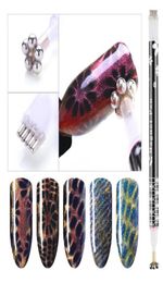 Flower Doubleheaded Magnetic Plate Line Magnet Pen DIY Tool for All Magic CANNI 3D Cat Eyes Magnet Nail Gel Polish2304639