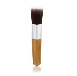 makeup tool bamboo handle flat head round brush foundation brush beauty tools1862405