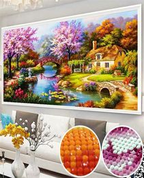 5D Diy Diamond Painting Dream Home Landscape Natural Scenery Diamond Embroidery Rhinestone Gift European Home Decor 2012121251762