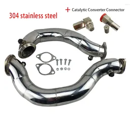 3'' Exhaust Catless Turbo Pipe Twin Downpipe For B W 135i 335i N54 E82 E87 E81 E90 E91 E92 2007-2012