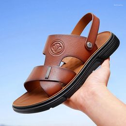 Sandals 2024 Men Breathable Mesh Summer Lightweight Outdoor Beach High Quality Comfort Non-slip Men's Casual Shoes