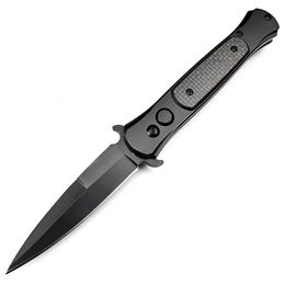 New Arrival EDC Portable Folding Knife Carbon Fiber Handle High Hardness 440A Steel Blade Tactical Defensive Hunting Cutting