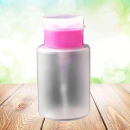 Storage Bottles 3pcs Empty Nail Polish Remover Bottle Pressing Container For Women Female (150ml)