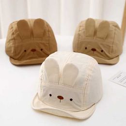 Caps Hats Cute Cartoon Rabbit Baby Caps For Kids Summer Boys Girls Quick-dry Baseball Cap Outdoor Toddler Sunscreen Visor Hat