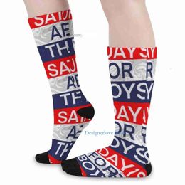 Mens Socks for Women Designer Saturday Boy Sock Girl Winter Luxury Retro calcetines calzini Breathable Socken Classic Meias Men Gift