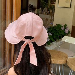 Wide Brim Hats Summer Fisherman Hat Women Foldable Sunshade Visors Cap Female Adjustable Outdoor Sports Bucket Panama