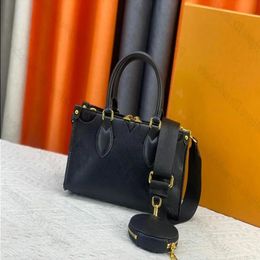 LOULS VUTT Tote Bag with Round Coin Wallet Designer Luxury Handbag Shoulder Bags Women Leather Handbags Women's shoulder bag Rxlvc