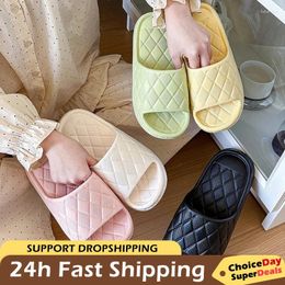 Slippers Comfort Massage Couples Slides Man Platform Summer Beach Eva Soft Sole Sandals Leisure Indoor Bathroom Anti Slip Shoes