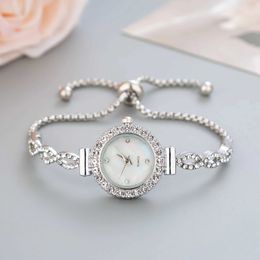 Wristwatches Womens Small Dial Wrist Female Bracelet Quartz Leisure Popular Elegant Clock Golden Relojes Hour Ladies d240430