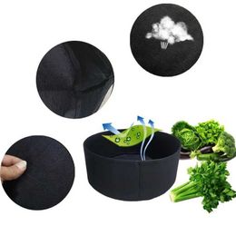 Planters Pots 70x30cm big plant flower pots garden bed vegetable seeding grow bags pots plants flowers Planting growing Non-Woven fabric Q1 D4