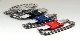 Link Bracelets Quality ALYX 9SM Bracelet Stainless Steel Chain Men Women Hip Hop Classic Multicolor Buckle 1017 Jewelry3258544