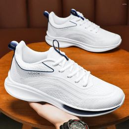 Casual Shoes Trainers 2024 Spring Summer Man Mesh Breathable Soft Bottom Running Non-slip Comfortable For Men Tenis