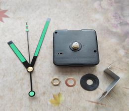 High Quality 10 Sets 12MM Shaft Silent Sweep Clock Mechanism for Wall Watch DIY Repair Kits with Hanger3892533