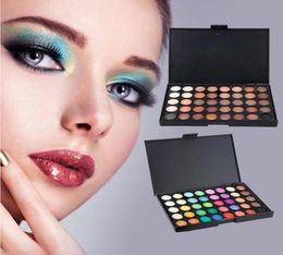 POPFEEL 40 Farben Matte Lidschatten Palette wasserdichte Schimmer Pro Augen Face Party Make -up Palette Frauen Geschenk Maquillage2801192