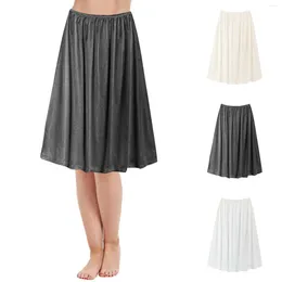 Skirts For Women Plus Size Solid Foundation Skirt No Penetration Women'S Clothing Trend 2024 Faldas Para Mujeres