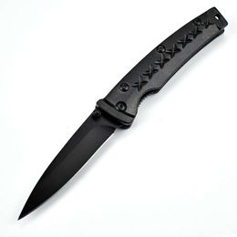 Aluminium Handle Folding Blade 440A Steel Tactical Knife Portable Camping Hiking Fishing Hunting Factory Direct OEM Customizable