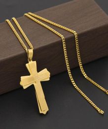 Men Pendant Fashion Chain Necklaces Design Filling Pieces Punk Jewelry Hip Hop Golden Rock For Mens8665883