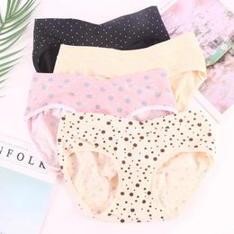 Women's Panties Elastic Pregnant Women Dots Underpant Intimates Clothes Low Waist Briefs Lingerie Underwear Maternity