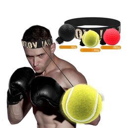 Boxing Speed Ball Headmounted PU Punch ball MMA Sanda Training Hand Eye Reaction Home Sandbag Fitness Boxing Equipment y240428