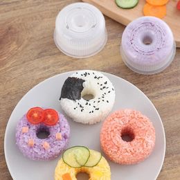 Donut yuvarlak pirinç topu kalıp yapışmaz suşi yapıcı diy kolay pirinç topu pres kalıp çocuk bebek bento set mutfak aksesuarı