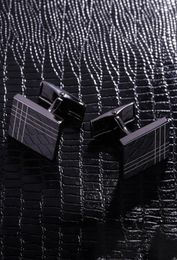 KFLK Luxury Shirt Gift Cufflinks for Mens Branded Wedding Cuff links Button Custom Black High Quality guests4944219