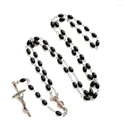 Chains & Crucifix Pendant Catholic Necklace Chain For Women