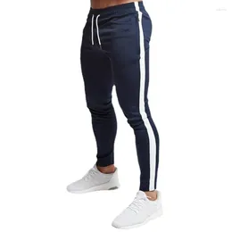 Men's Pants 2024 Autumn/Winter Sports And Leisure Light Plate Slim Fit Fitness Long Small Foot Strap Mouth