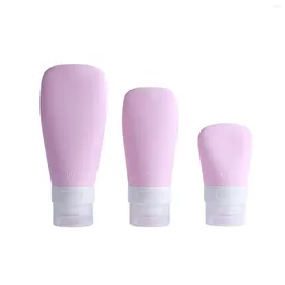 Storage Bottles 1 Pack Portable Travel TSA Carry On Approved Toiletries Containers Leak Proof Squeezable Silicone Tubes