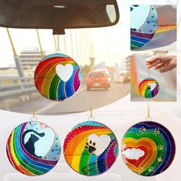 Decorative Figurines Rainbow Bridge Pet Memorial Sun Catchers Acrylic Decoration Ornament Car Hanging Accessories Green Mini Ornaments