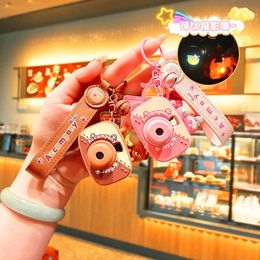 Keychain Accessories Accompany Teddy Bear Projection Camera Backpack Cartoon Pendant Doll Pendant Accessories Keychain