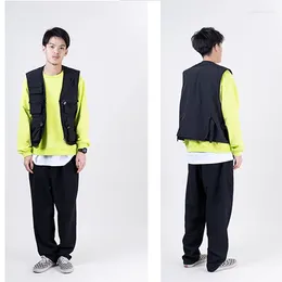 Men's Vests Multi-pocket Overalls Fashion Casual Vest Jacket