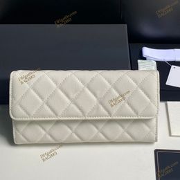 Fashion Wallets long Bags women mirror quality luxury designer bag Handbag Purse with box W025 bag0001