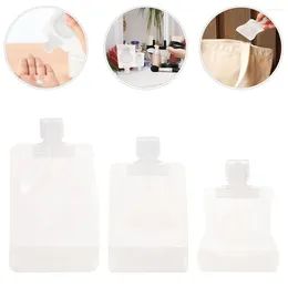 Storage Bottles 12 PCS Leakproof Travel Toiletry Bag Shampoo Containers For Toiletries Pe Refillable