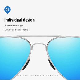 7U3O Sunglasses VCKA Pilot Classic Myopia Sunglasses Men Women Polarised Fashion Goggles TR90 Driving Custom Prescription Glasses -0.50 to -6.0 d240503