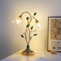 Table Lamps TEMAR Contemporary Lamp French Pastoral LED Creative Flower Living Room Bedroom And Study Home Decoration Desk