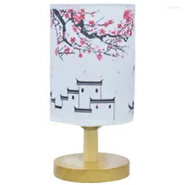 Table Lamps Internet Celebrity Cozy Lamp Bedroom Bedside Chinese Style Literary Decoration B & Led Small Night Creative Modern