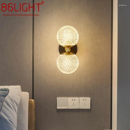 Wall Lamp 86 LIGHT Contemporary Interior Brass LED Copper Sconce Simple Art Decor For Modern Home Live Room Bedroom