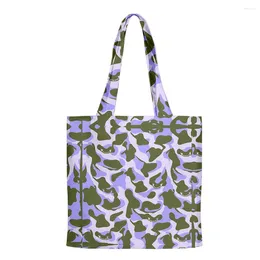 Shopping Bags SQUEEZIE GAMING Handbags Women/men Cloth Canvas Tote Bag Print Reusable Shoulder Shopper