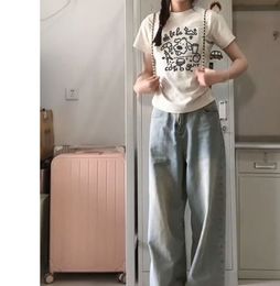 Schulter kurzärmeligte schlanke dünne weibliche T-Shirt-Baumwoll-Sommer Neue Design Nische reine Begehr