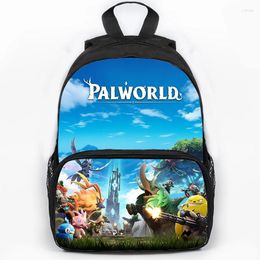 Backpack Game Palworld 3d Print Funny Cartoon School Bags For Boys Girls Nylon Laptop Daypack Teenager Large Capacity Travel Bag