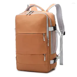 Backpack Outdoor Travel Bag Water Repellent Anti-Theft Daypack Girls School Luggage Strap USB Charging Port Women