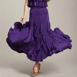 Stage Wear High Quality Flamenco Skirt Latin Salsa Ballroom Dance Dress Skirt---- Skrit For Women/ Spain Dancing