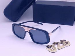 Designer Square Sunglasses Men Women Vintage Shades Driving Polarized Sunglass Male Sun Glasses Fashion Metal Plank Sunglas Eyewear top quality Come With Case028