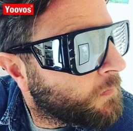 Yoovos 2020 Luxury Square Sunglasses WomenMen Large Frame Plastic Retro Sun Glasses Vintage Outdoor Driving UV4002191221