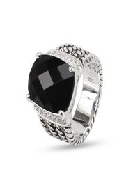 Ring Black New Collection Vintage Zircon Fashion Ring Ladies Memorial Day Gift5956512